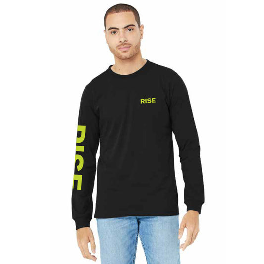 Blk Rise Logo Long Sleeve Shirt (No Icon)